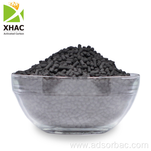 Extruded activated carbon for solvent recovery